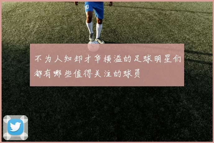 不为人知却才华横溢的足球明星们都有哪些值得关注的球员